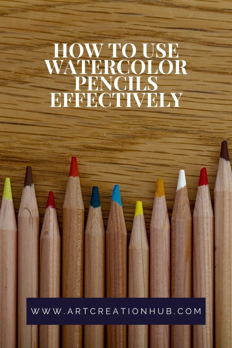 How to Use Watercolor Pencils Effectively